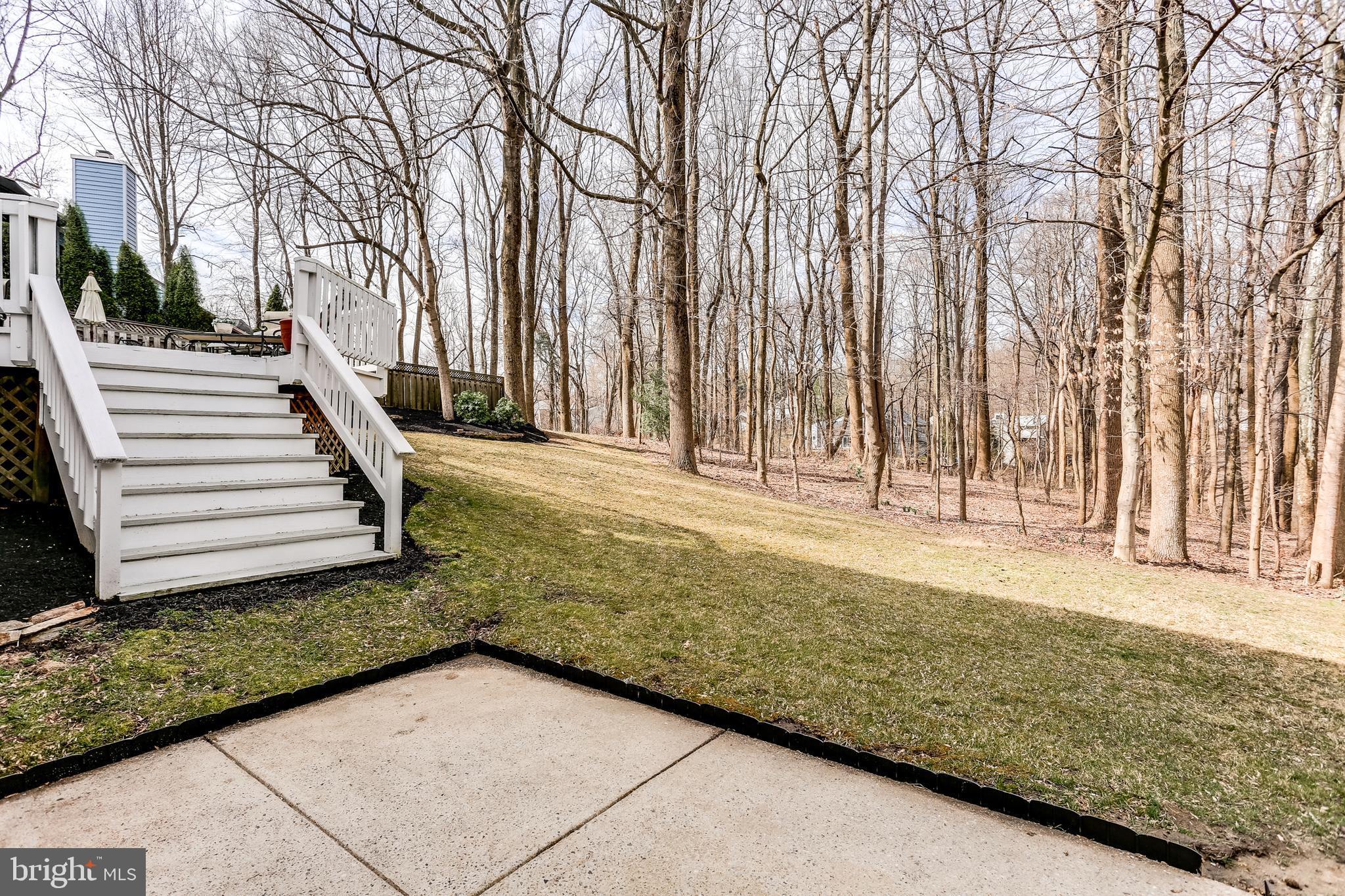 10555 Hunters Way Laurel, MD 20723 - Photo 29 of 31 Lower Level Patio off Basement Sliding Glass Door