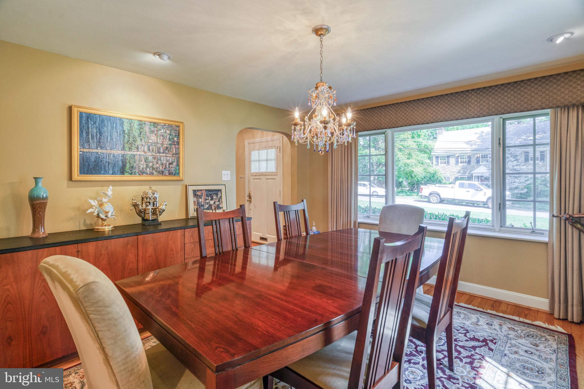 195 Lakeside Road Ardmore, PA 19003 - Photo 8 of 28 a view of a dining room with furniture window and outside view