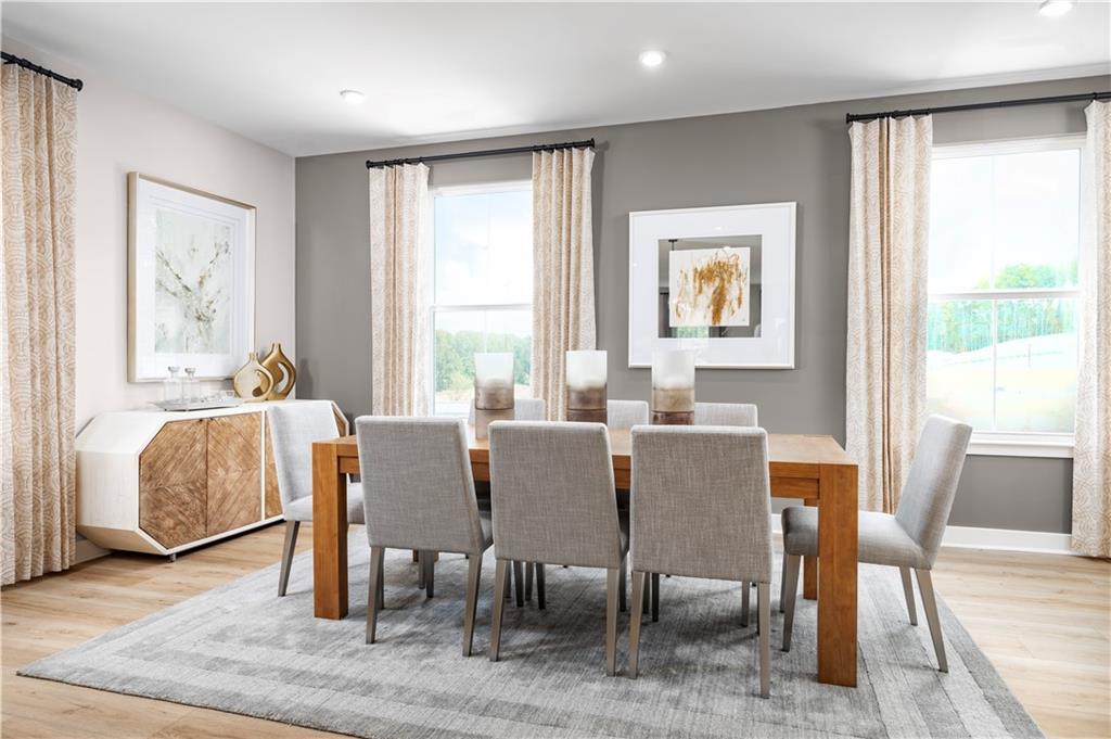 130 Goldenthread Way Coraopolis, PA 15108 - Photo 16 of 27 a view of a dining room with furniture window and wooden floor