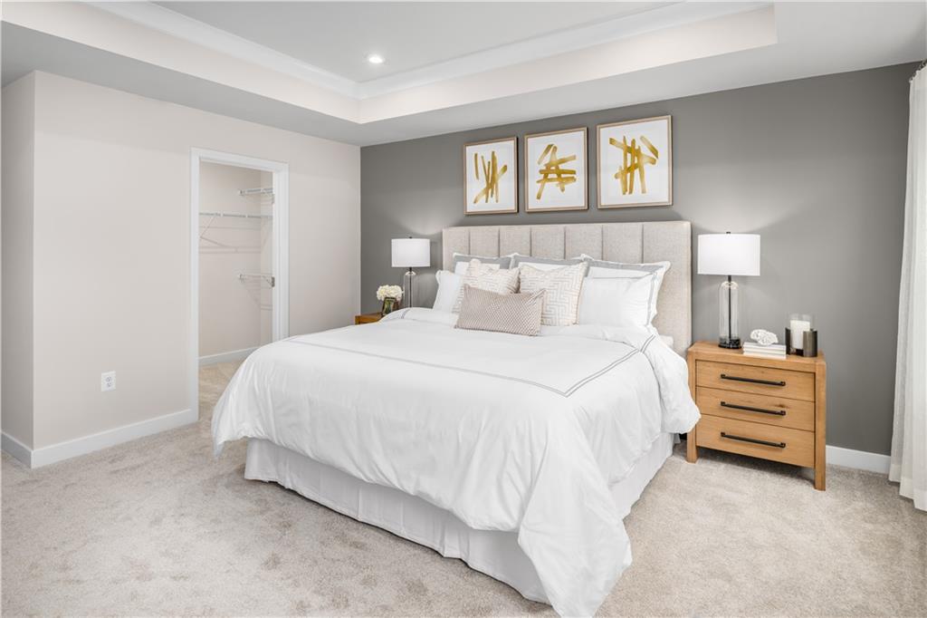 130 Goldenthread Way Coraopolis, PA 15108 - Photo 21 of 27 a bedroom with bed and painting on the wall