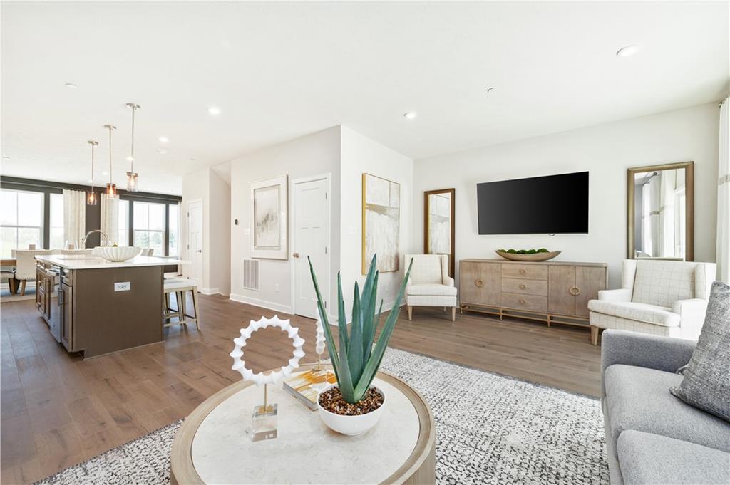 130 Goldenthread Way Coraopolis, PA 15108 - Photo 9 of 27 a living room with furniture and a flat screen tv