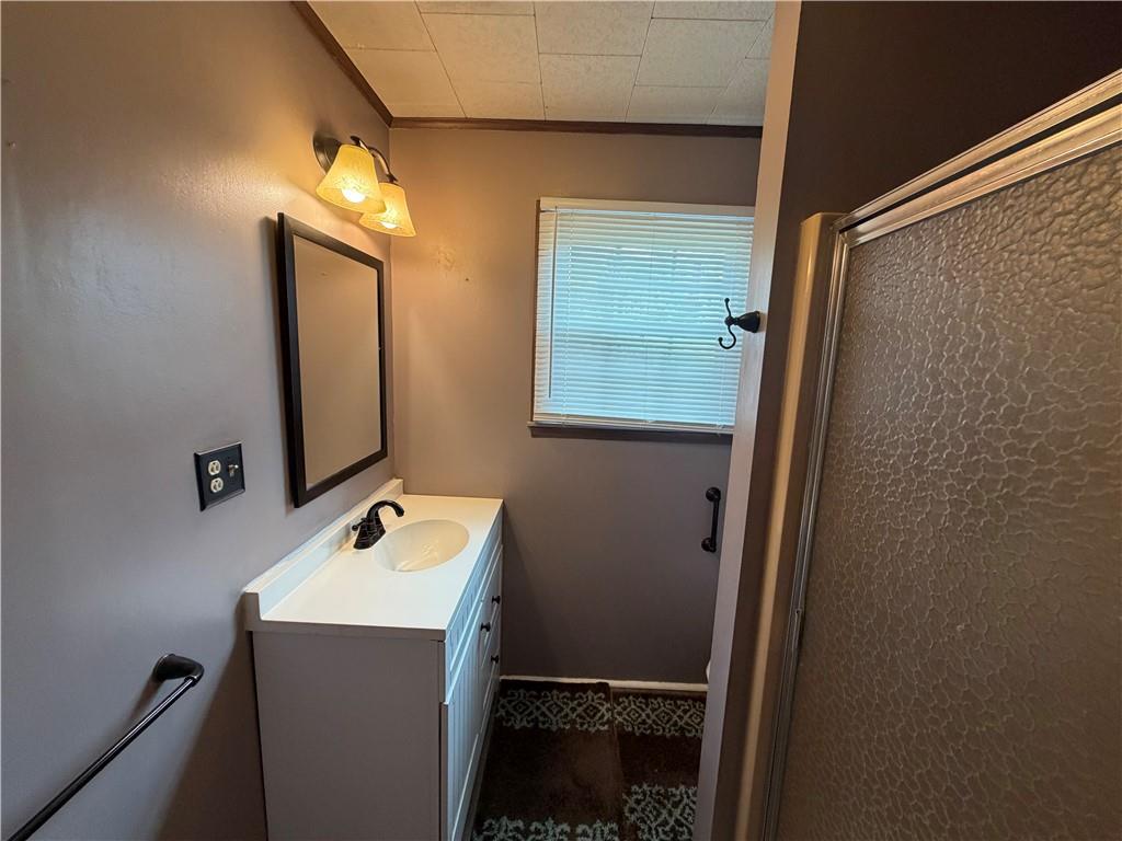 1041 4th Street Monongahela, PA 15063 - Photo 25 of 28 a bathroom with a sink and a mirror