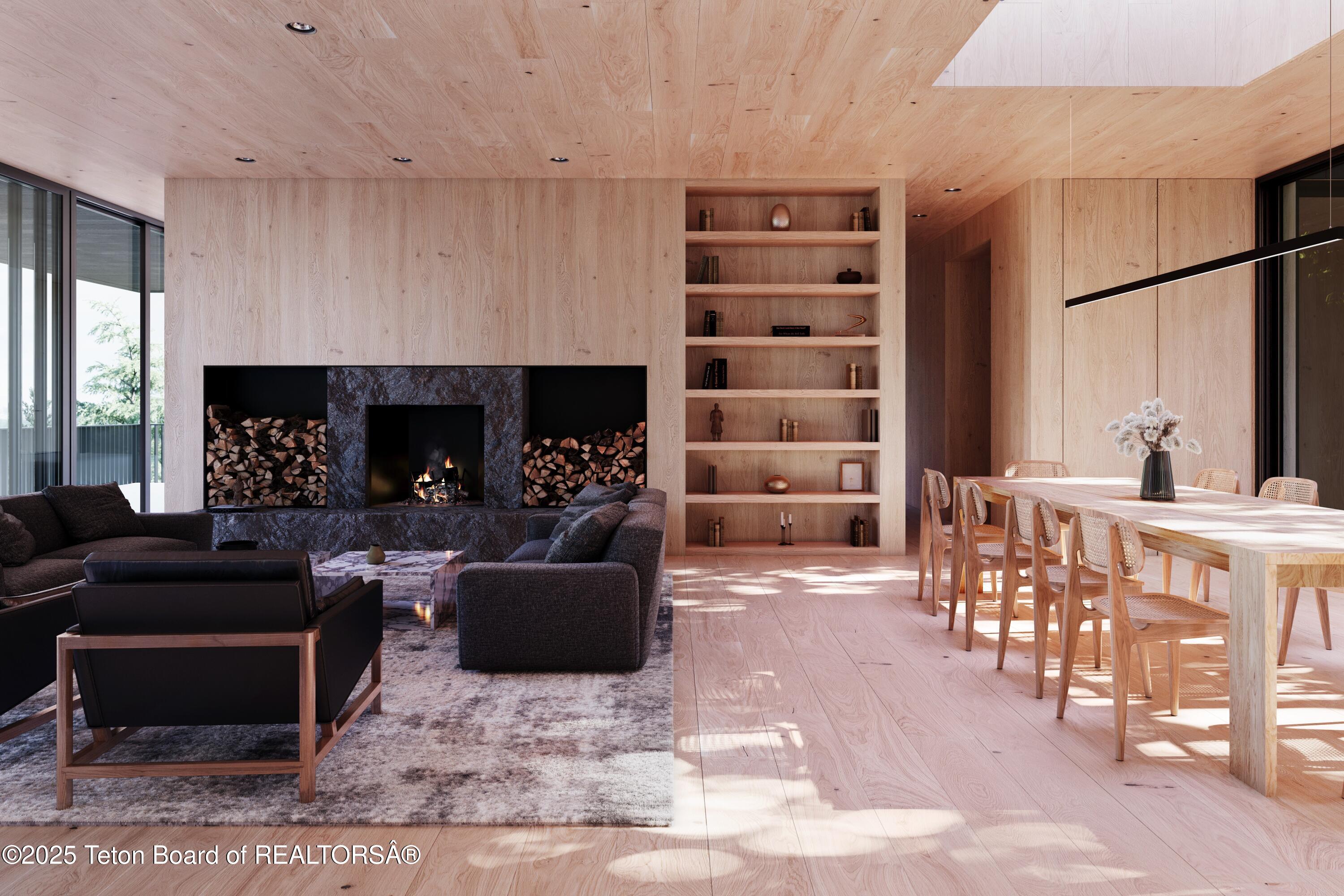 3675 West Highland Trail Wilson, WY 83014 - Photo 4 of 15 Cabin in the Woods Cam 03 - Living Room