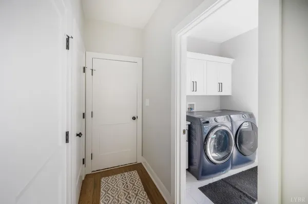 a bed sitting in a bedroom and bedroom