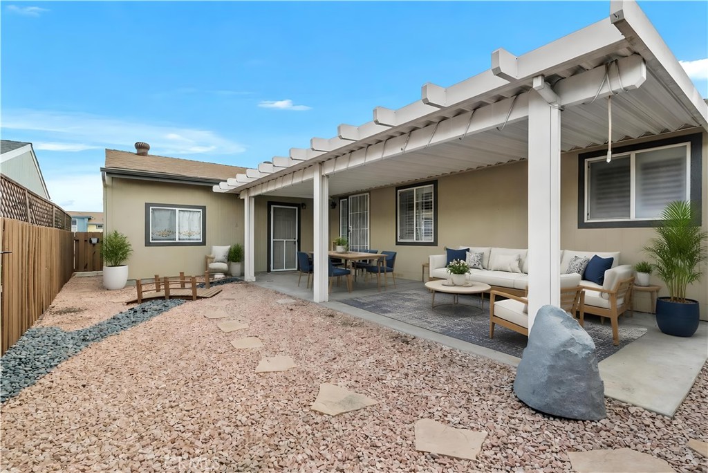 27250 Murrieta Road, Unit 253 Menifee, CA 92586 - Photo 44 of 49 Patio and Backyard with Virtual Staging