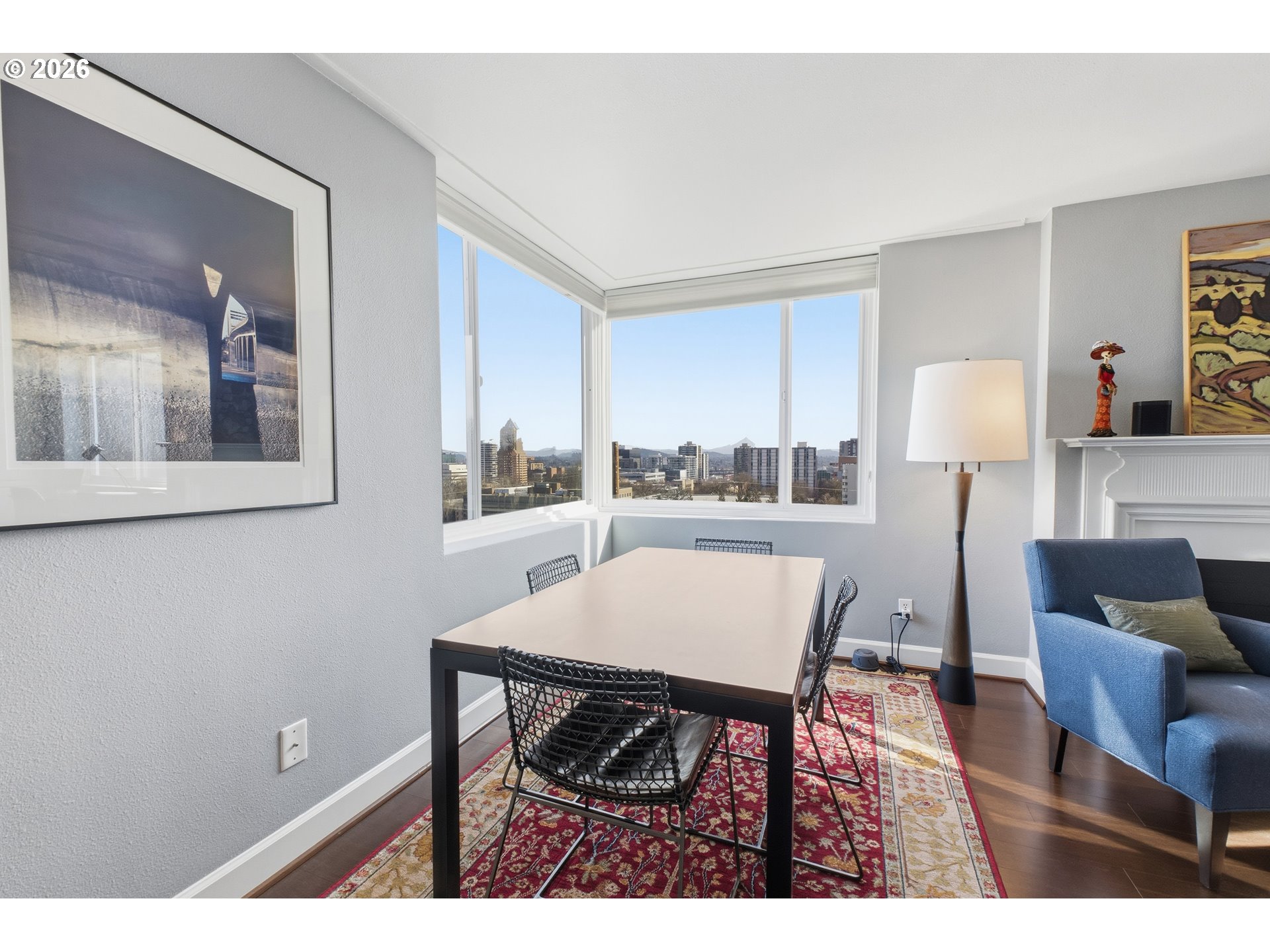 1205 Southwest Cardinell Drive, Unit 702 Portland, OR 97201 - Photo 12 of 17 a dining room with furniture and window