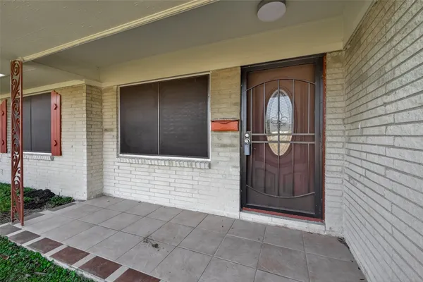 a view of front door of a house