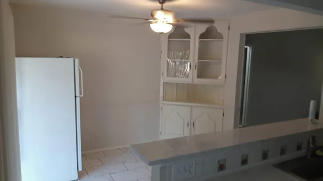 a view of cabinets