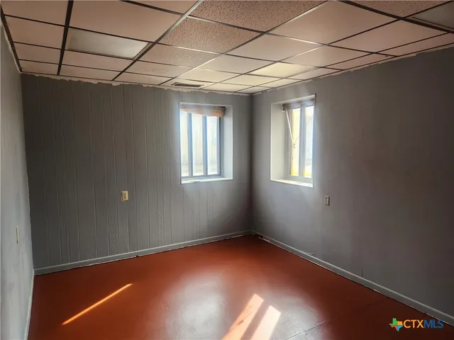 a view of a room with window