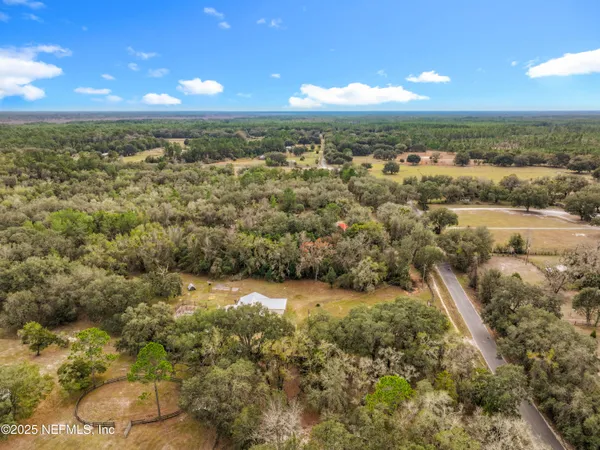 a view of a garden with a fountain