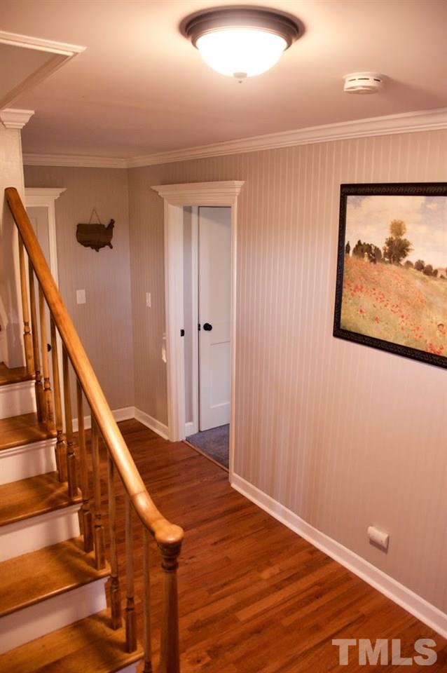 2120 Mary Hobby Road Raleigh, NC 27603 - Photo 14 of 30 a view of entryway with wooden floor