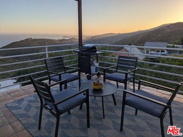 a view of sitting space in the balcony