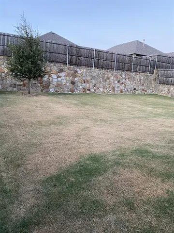 a view of a terrace with a lake view