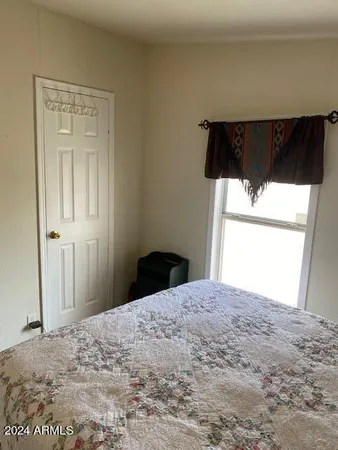 a view of a bedroom