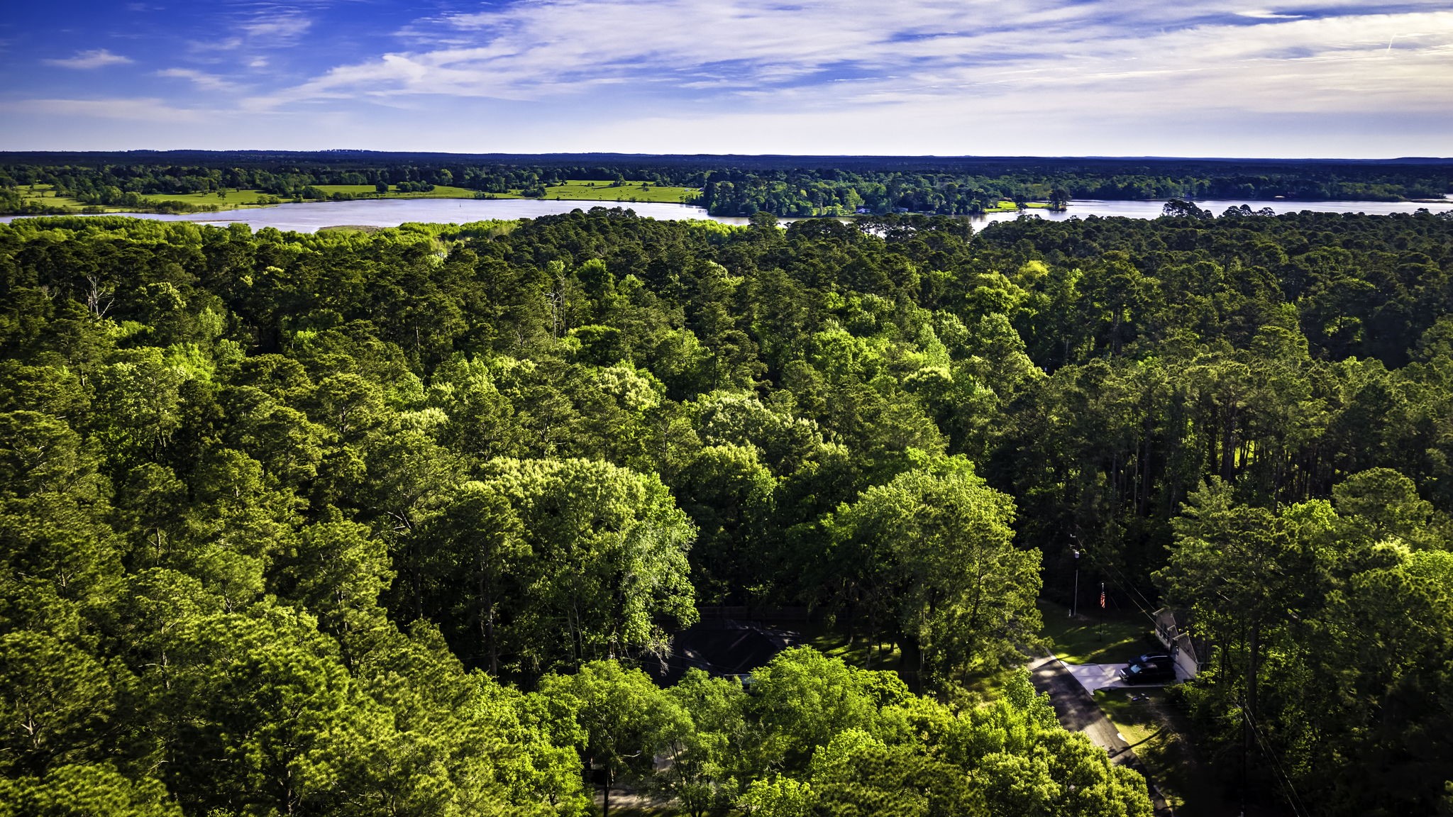 6 Lost Forest Trinity, TX 75862 - Photo 27 of 29 a view of an outdoor space and a lake view