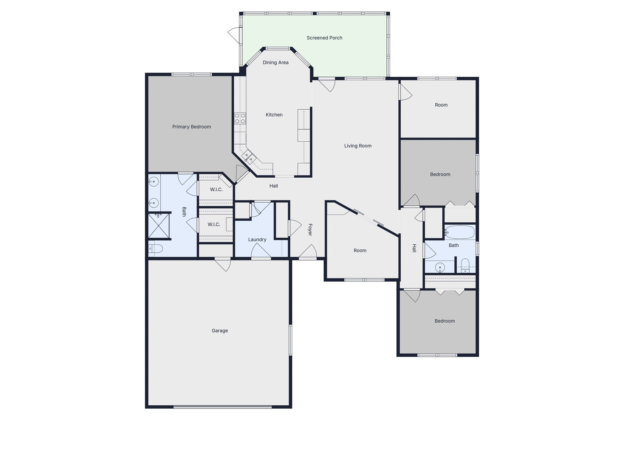 6 Lost Forest Trinity, TX 75862 - Photo 29 of 29 a picture of floor plan