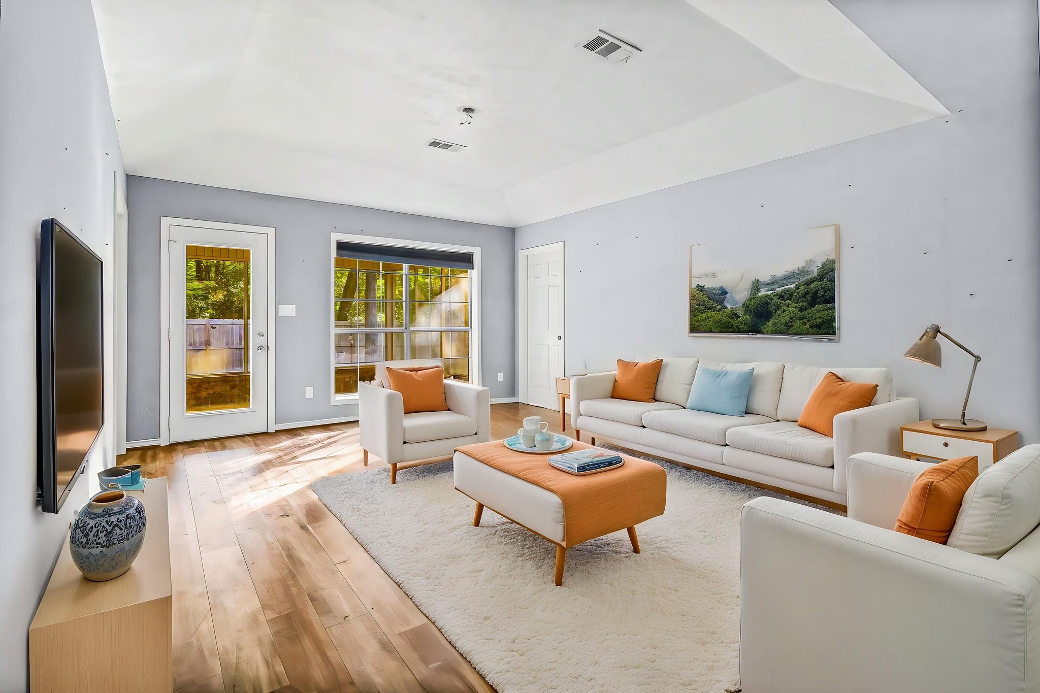 6 Lost Forest Trinity, TX 75862 - Photo 6 of 29 a living room with furniture and a flat screen tv