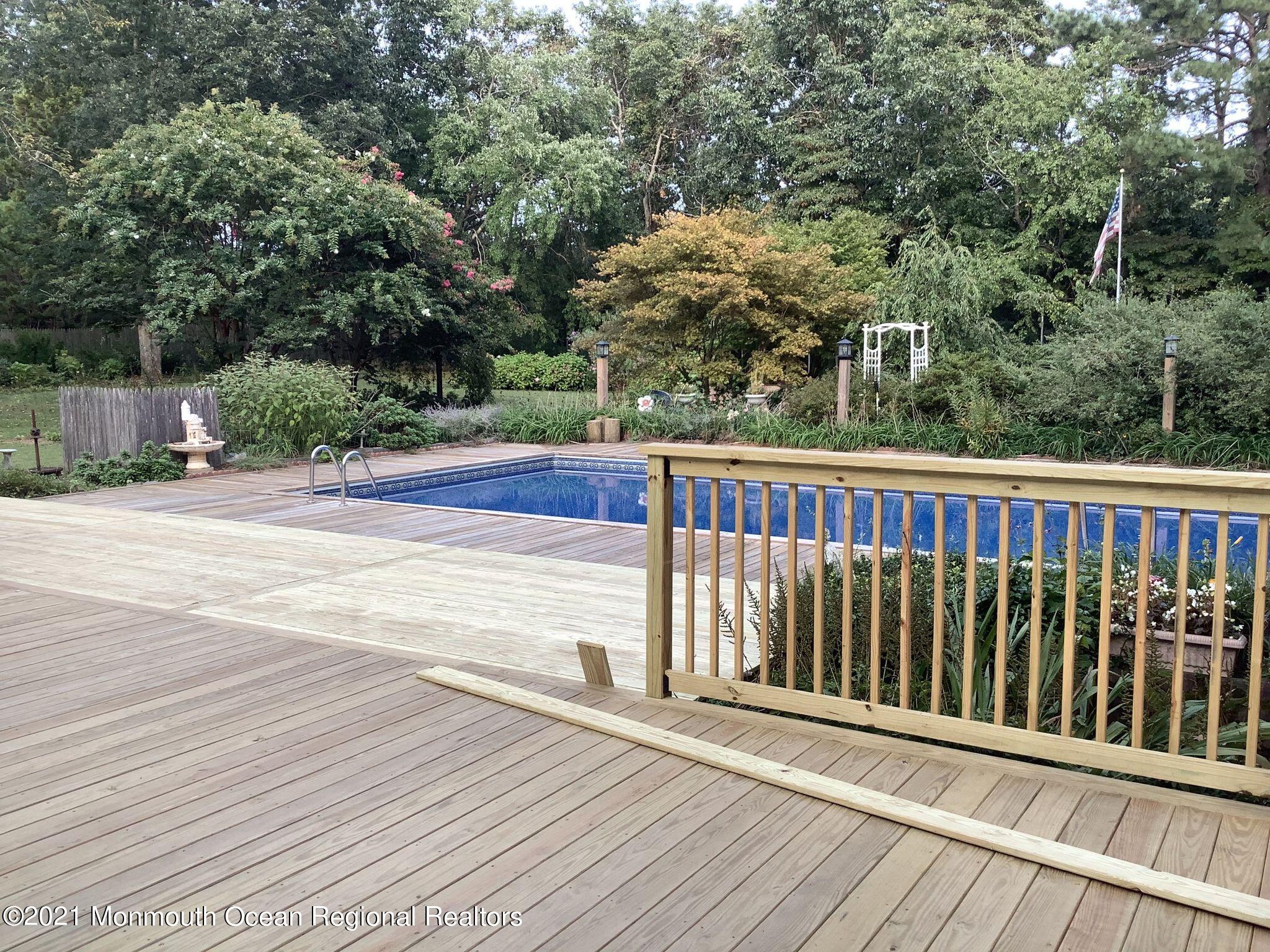 1759 Todd Road Toms River, NJ 08755 - Photo 46 of 58 a view of balcony with wooden floor and fence
