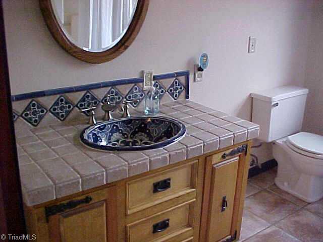 7995 Peak Road Clemmons, NC 27012 - Photo 9 of 9 Other. Imported Mexican Tile and Sink in Hall bath