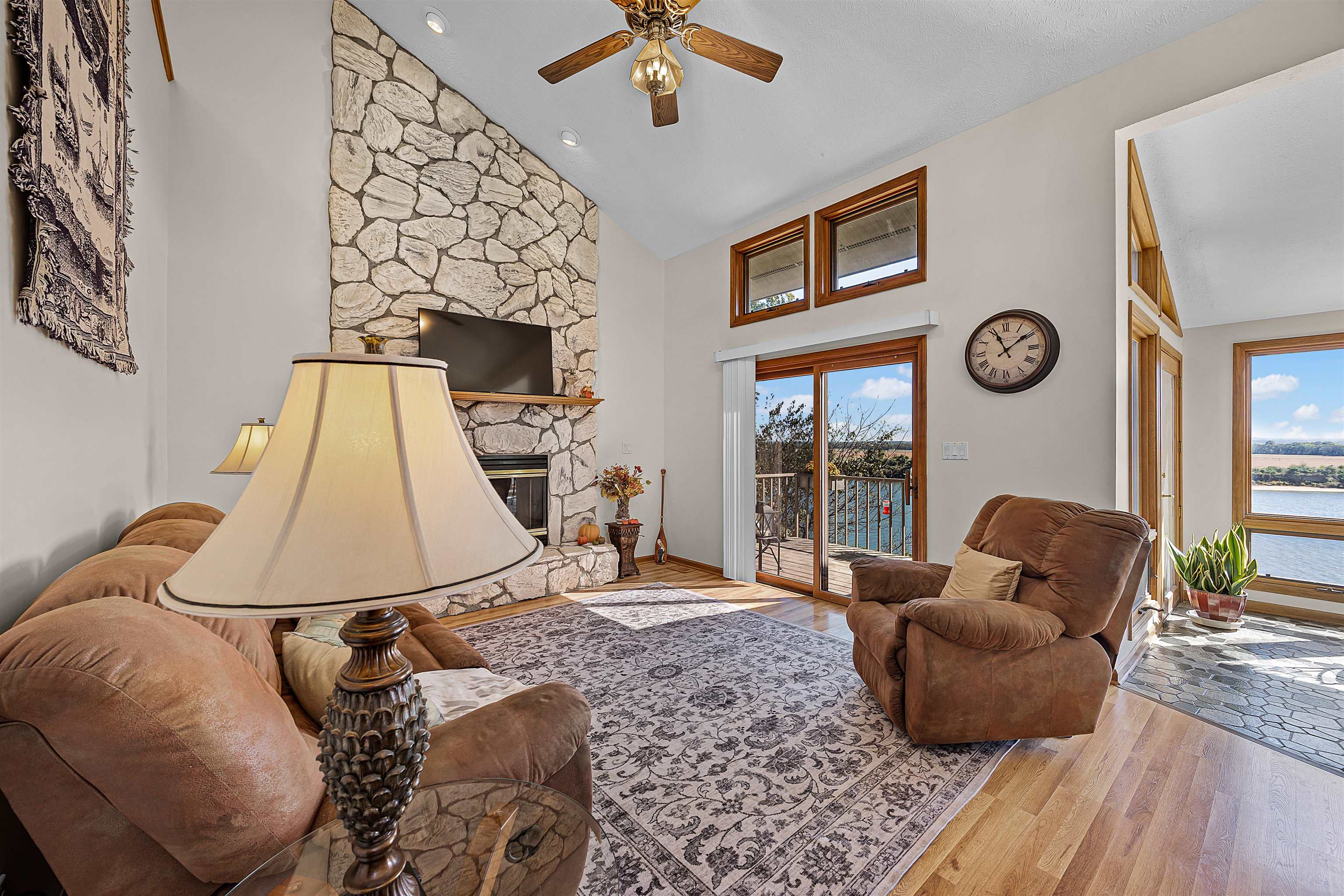 1515 Riverside Lane Adamsville, TN 38310 - Photo 9 of 34 a living room with furniture and a fireplace