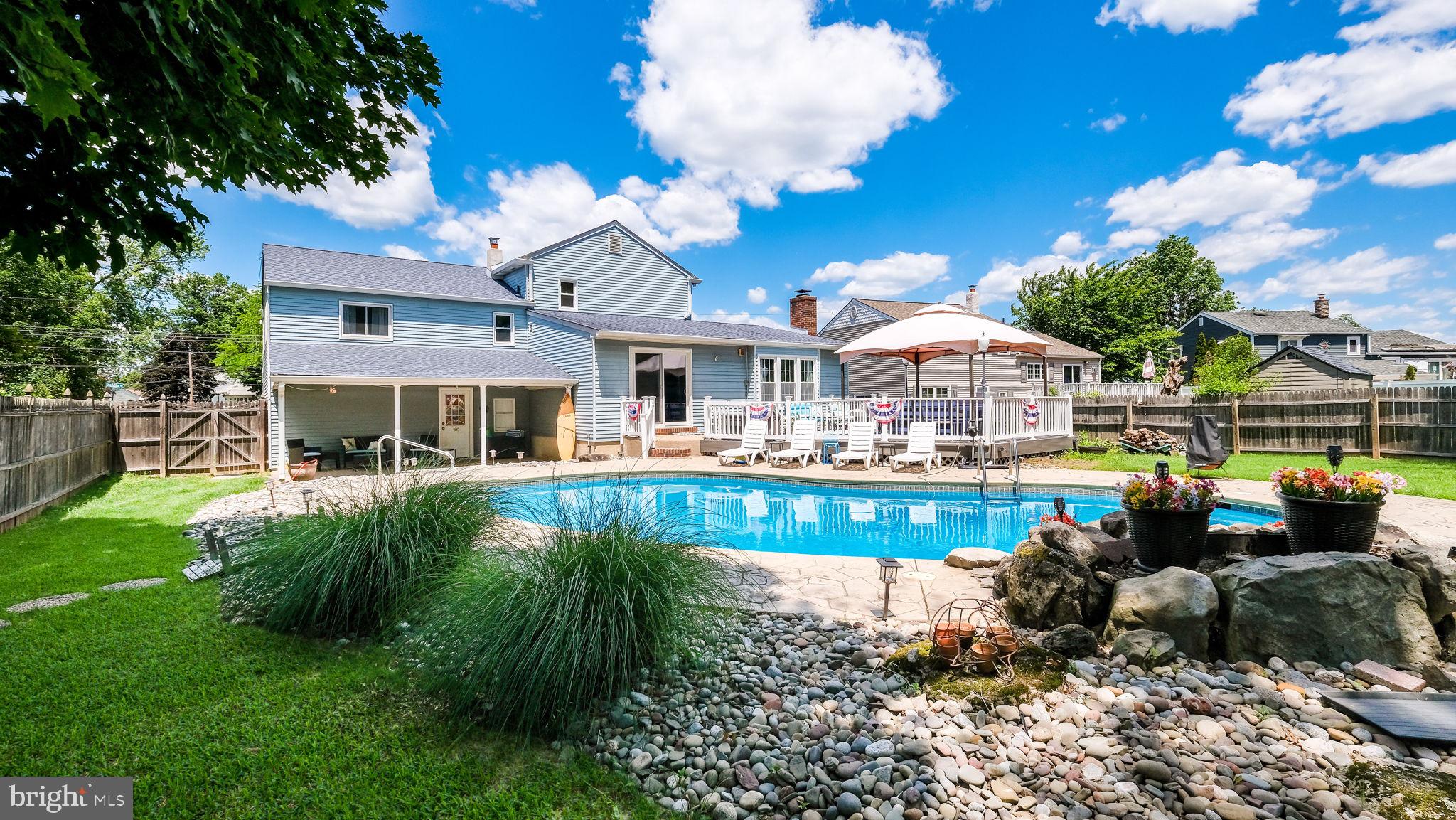 Backyard view of 1267 Dahlia Rd.