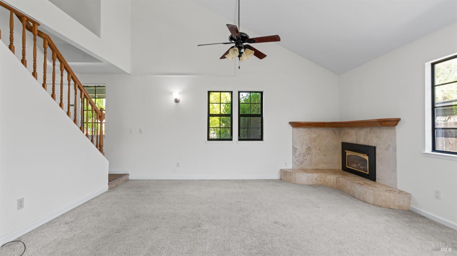 2306 Maher Drive Santa Rosa, CA 95405 - Photo 8 of 28 a view of an empty room with a window and fireplace