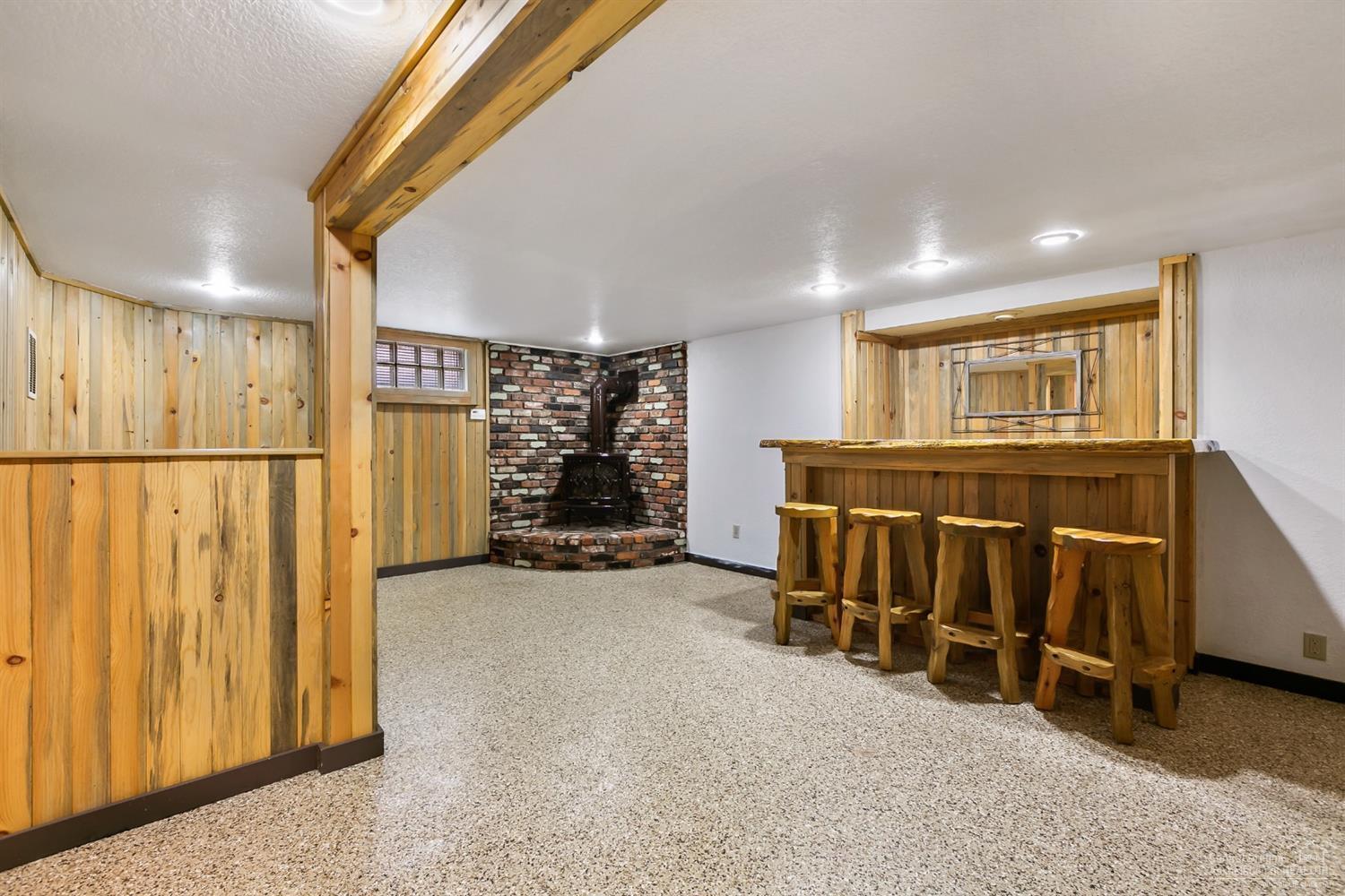 1439 Northwest 4th Street Bend, OR 97703 - Photo 33 of 41 Basement Bar and Living Space