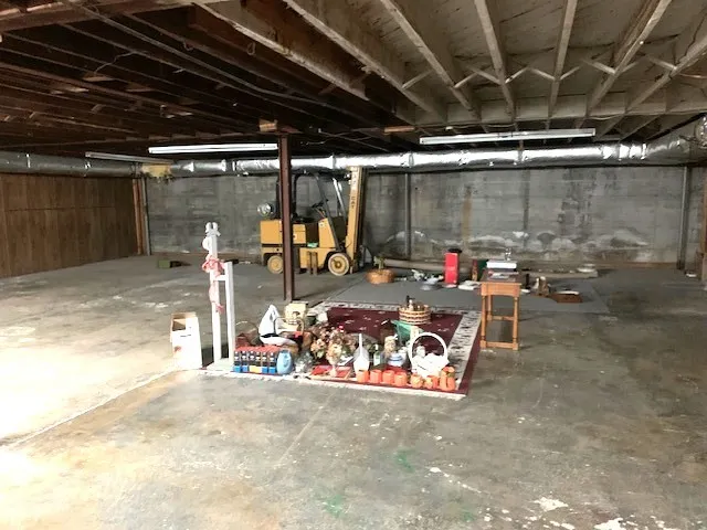 a view of wooden door