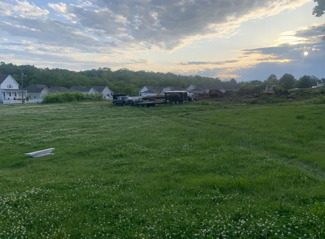 a view of an outdoor space and yard