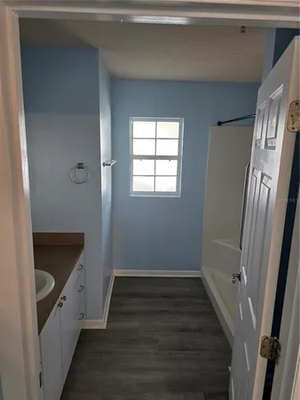 a view of a walk in closet
