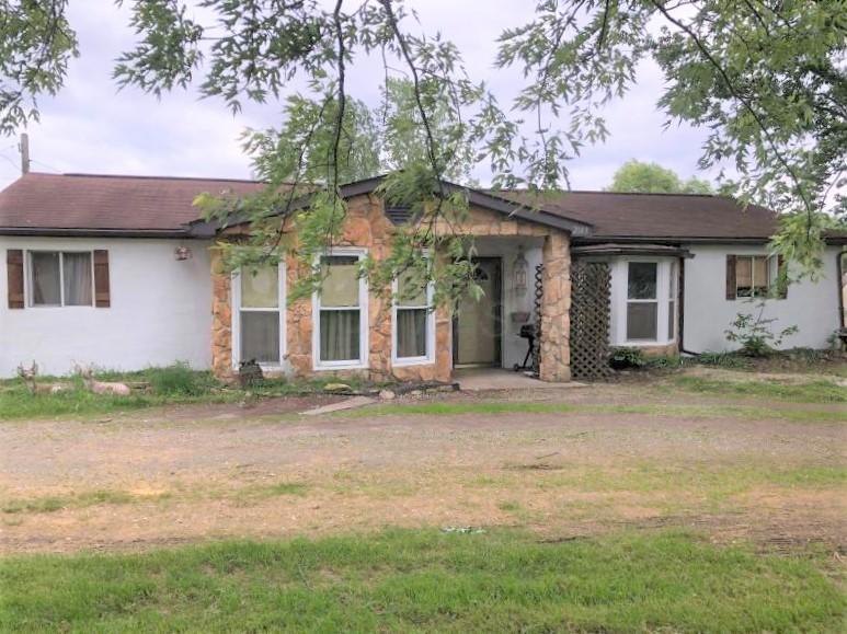 Front of the home. 1,300 sq. ft. home w/3 bedrooms, 1 full bath and enclosed rear porch.