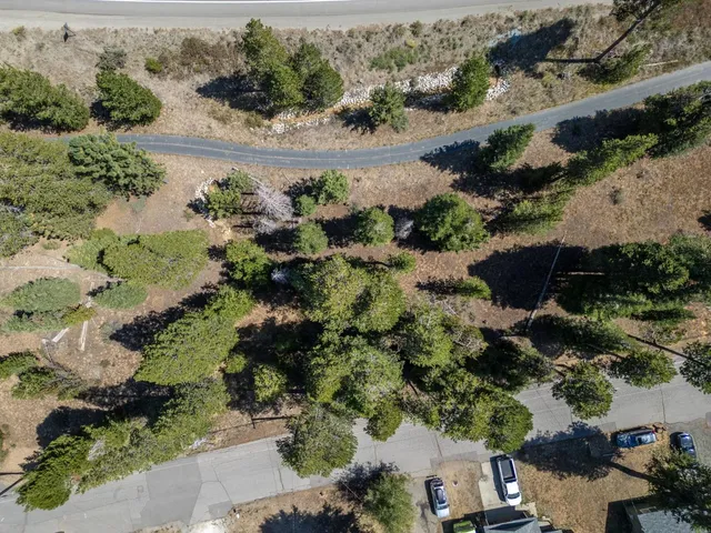 a view of lake and mountain