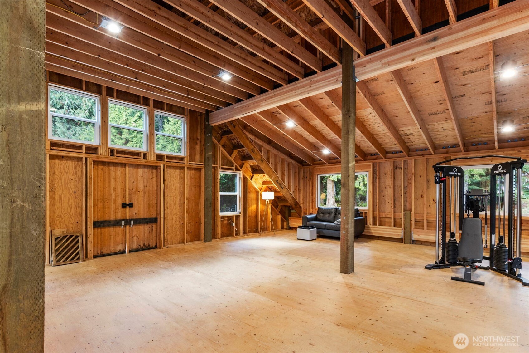 7698 Westerly Lane Northeast Bainbridge Island, WA 98110 - Photo 13 of 28 a view of a room with gym equipment