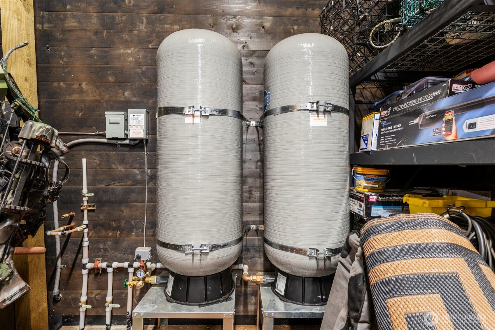 7698 Westerly Lane Northeast Bainbridge Island, WA 98110 - Photo 9 of 28 a close view of water heater room