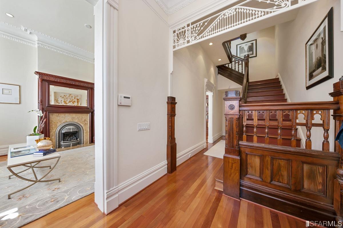 Frederick Street San Francisco, CA 94117 - Photo 5 of 61 a view of an entryway with wooden floor