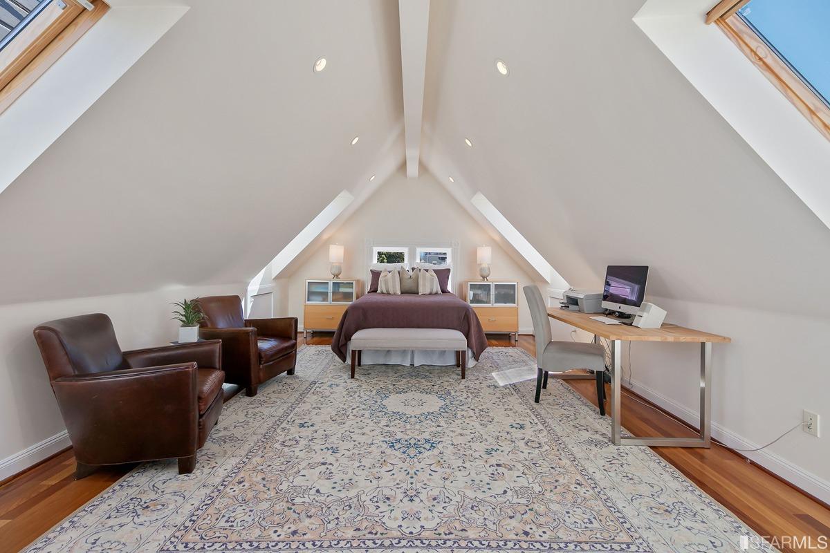 Frederick Street San Francisco, CA 94117 - Photo 46 of 61 a living room with furniture and a couch