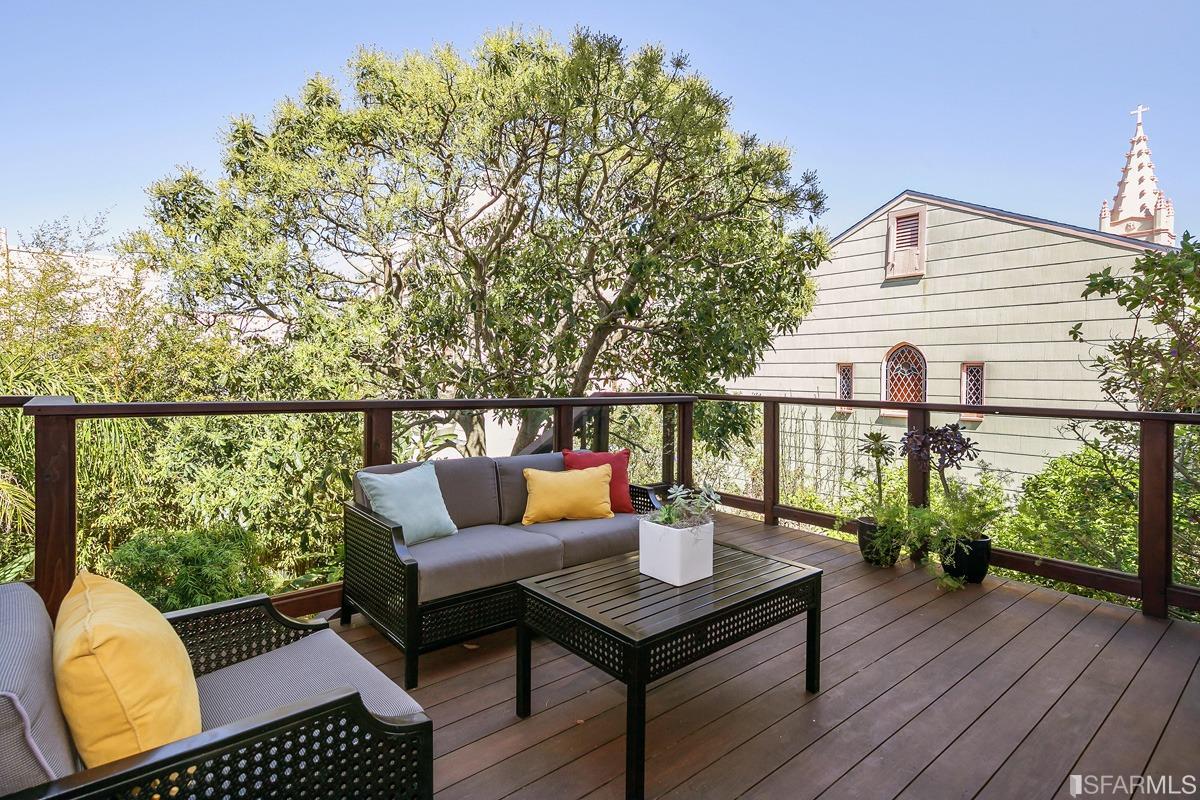 Frederick Street San Francisco, CA 94117 - Photo 52 of 61 a outdoor view with a sitting space