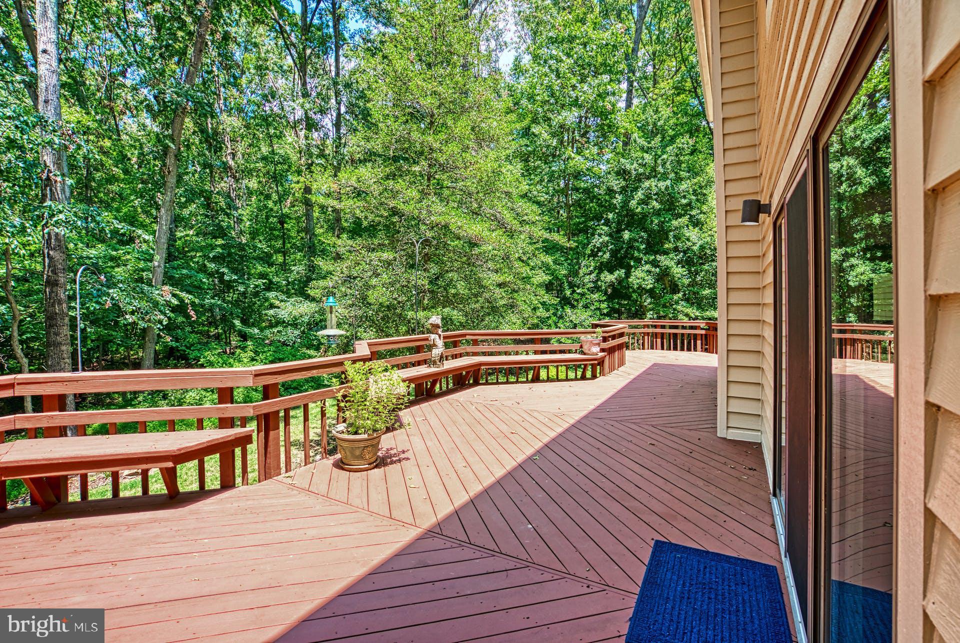 11406 Fieldstone Lane Reston, VA 20191 - Photo 15 of 58 a view of balcony with wooden floor and seating space