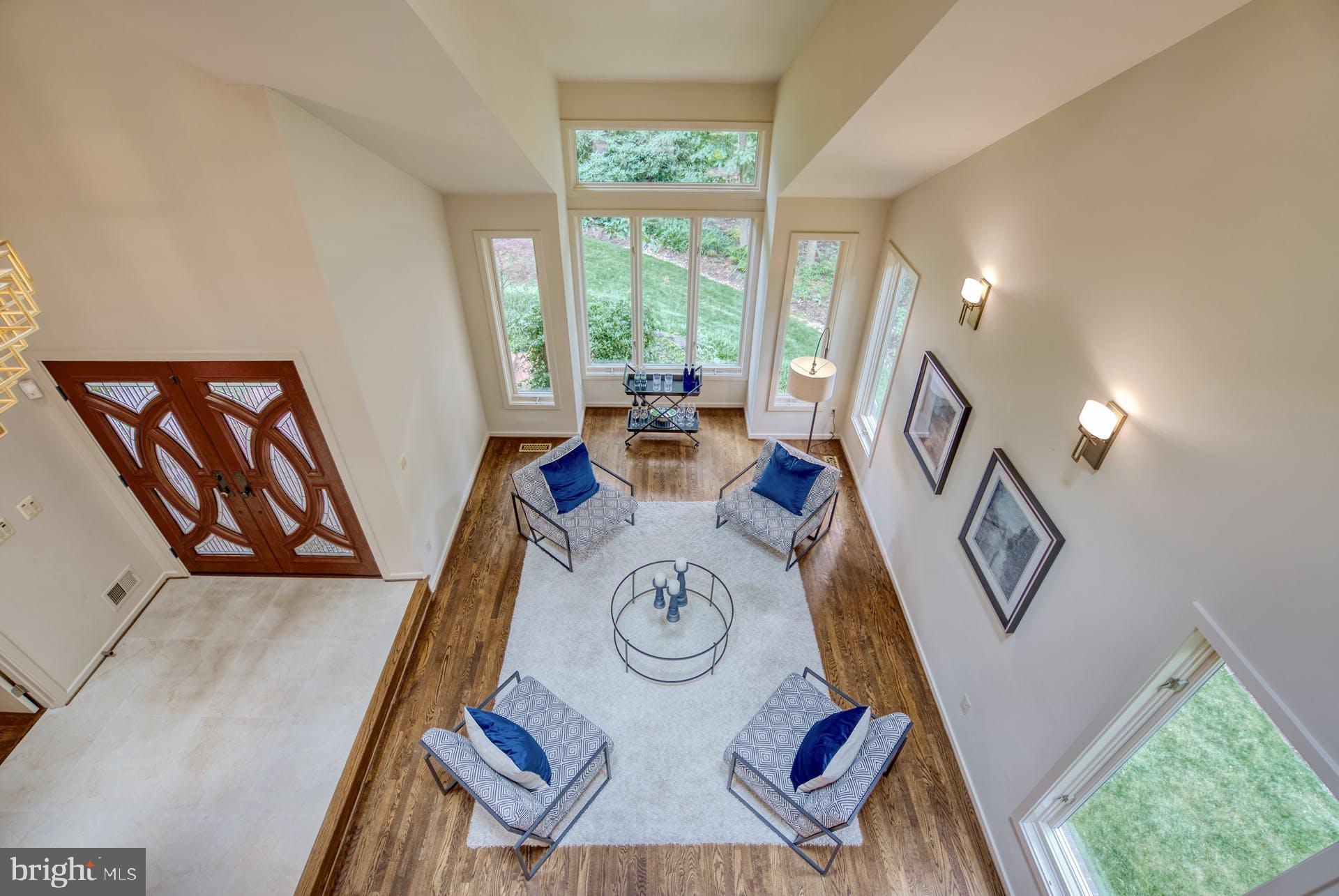 11406 Fieldstone Lane Reston, VA 20191 - Photo 32 of 58 a view of living room with furniture and window