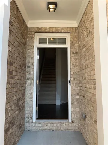 a view of a fireplace