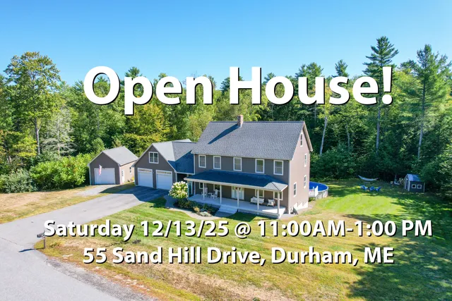 $699,900 | 55 Sand Hill Drive, Durham, ME 04222