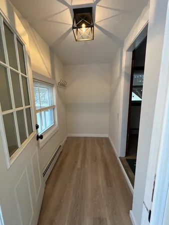 wooden floor in an empty room