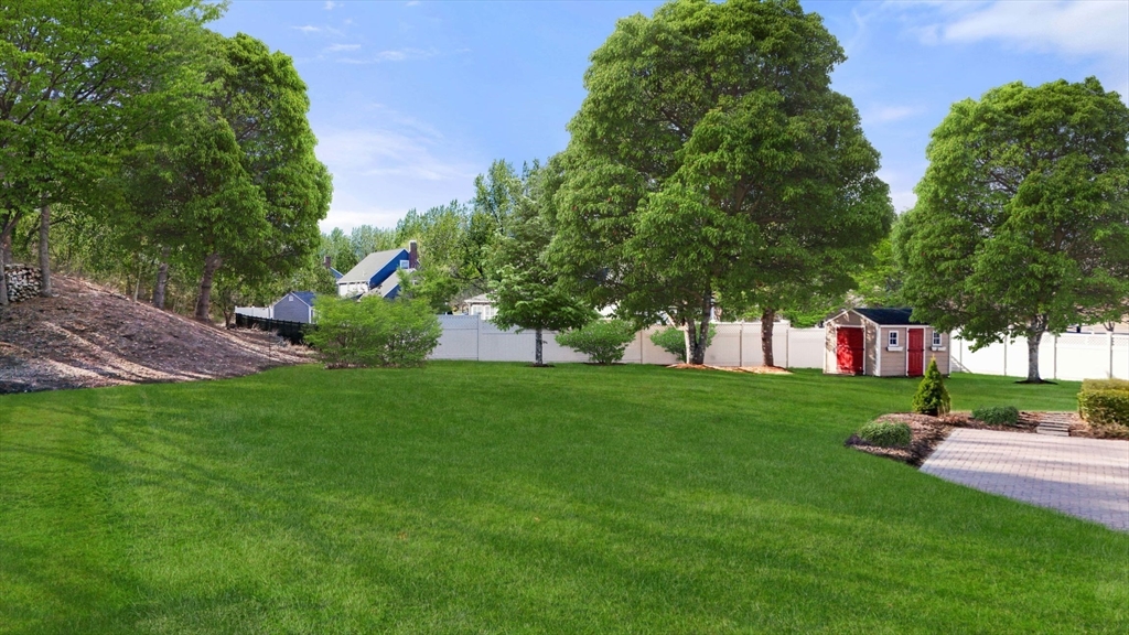 21 Worcester Road Norfolk, MA 02056 - Photo 33 of 40 a green field with lots of trees in it