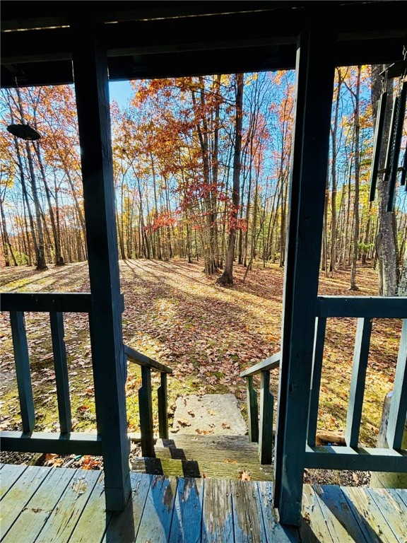 8707 State Line Road Lindley, NY 14858 - Photo 32 of 38 View from back porch