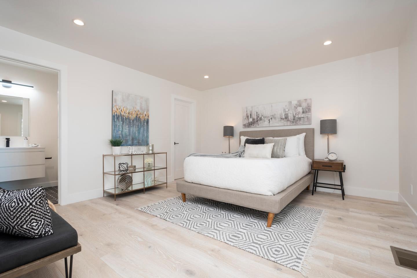 411 Ridge Road San Carlos, CA 94070 - Photo 16 of 40 a bedroom with a bed and window