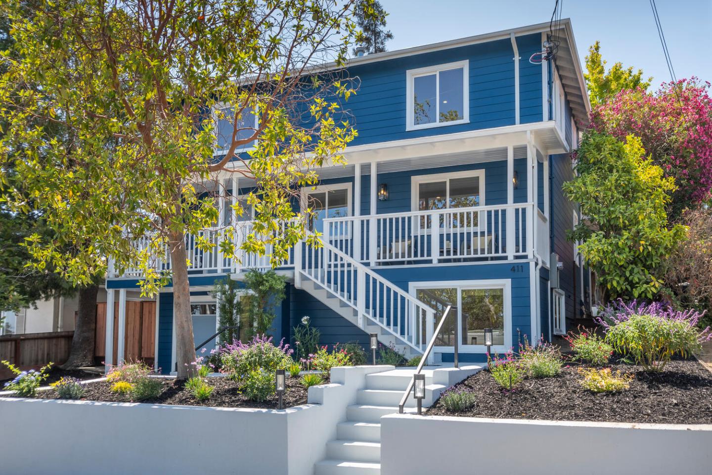 411 Ridge Road San Carlos, CA 94070 - Photo 40 of 40 a front view of a house with a yard