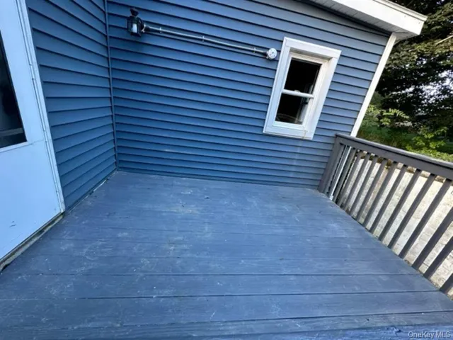 a view of outdoor space and deck