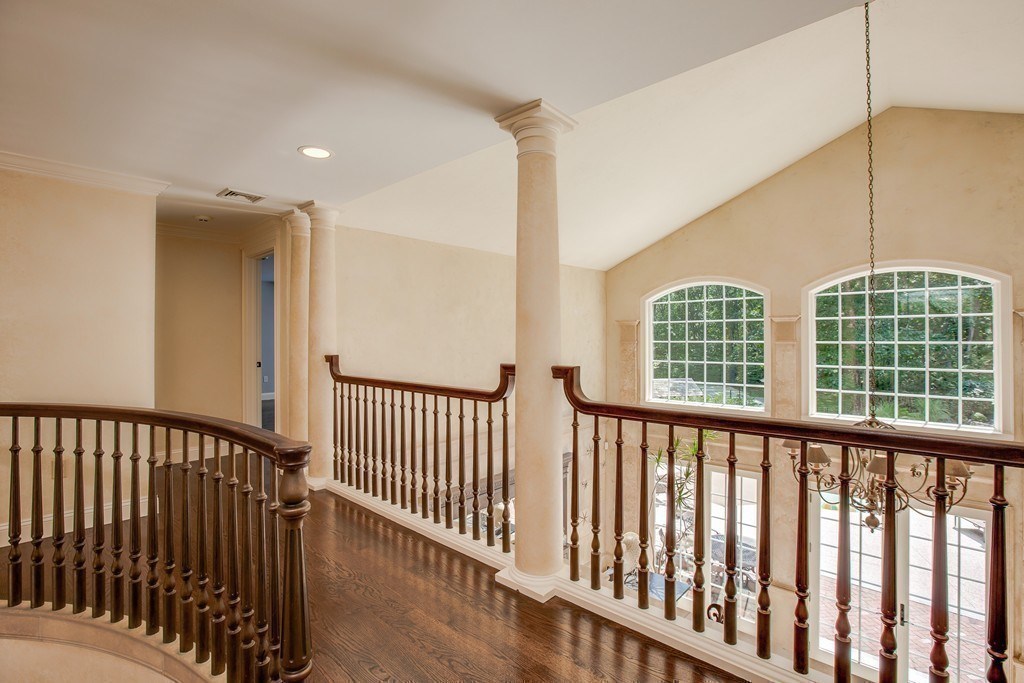16 B Laurel Hollow Road Boxford, MA 01921 - Photo 20 of 39 a view of staircase with railing and a window