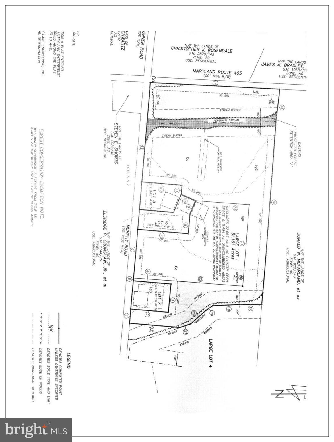 145 Murphy Road, Unit LOT 5 Centreville, MD 21617 - Photo 3 of 3 Plat for Lots 5, 6 and 7