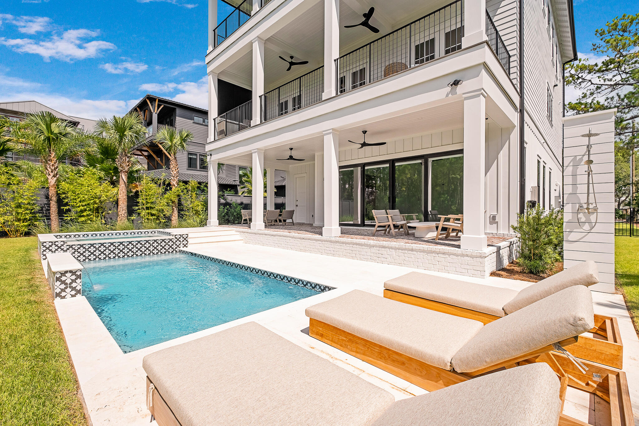 28 Loon Lake Drive Santa Rosa Beach, FL 32459 - Photo 21 of 23 a view of a white building with a swimming pool